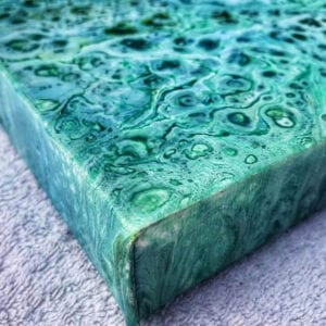 Sea Foam Acrylic Fluid Painting by Adrian Reynolds