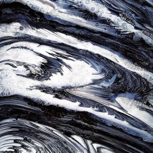 Ultrasound Lockdown Acrylic Fluid Painting by Adrian Reynolds