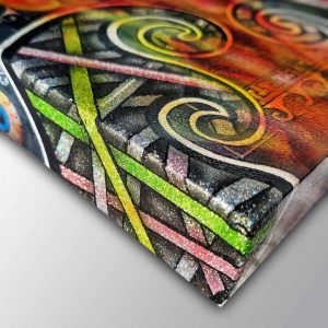 Between Twelve 12 and Fourteen 14 Acrylic Painting by Adrian Reynolds