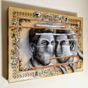 I Can't Wait to See You Again, Either? Acrylic Painting by Adrian Reynolds