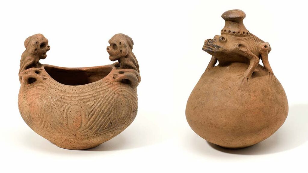 Jar and Bowl, 1200-1500 Taíno culture; Dominican Republic Ceramic