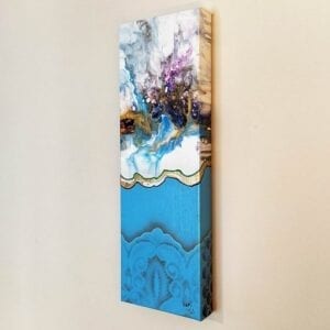 Trends of the Fifties Acrylic Fluid Painting by Adrian Reynolds