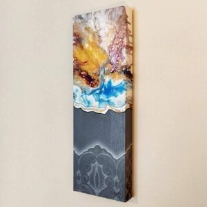 Trends of the Fifties Acrylic Fluid Painting by Adrian Reynolds
