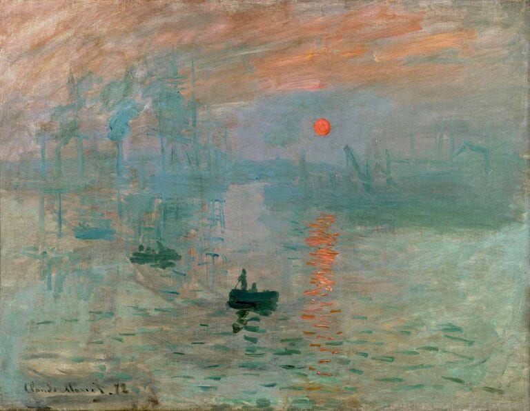 Claude Monet, 'Impression, Sunrise', 1872.