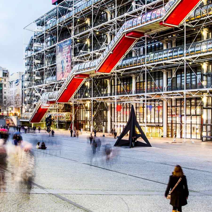 An example of Structural ExpressionismCentre Pompidou in Paris France
