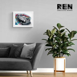 Morris Minor | Classic Car Paintings By Adrian Reynolds