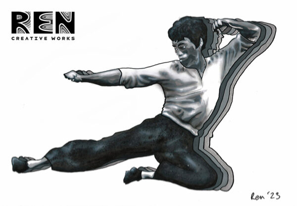 Bruce Lee | Painting By Adrian Reynolds