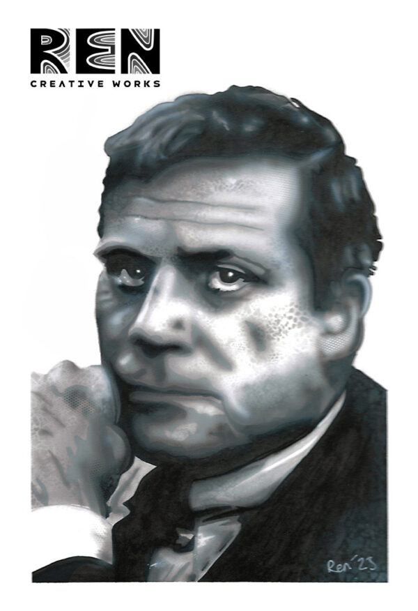Oliver Reed | Painting By Adrian Reynolds