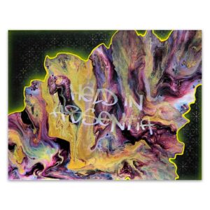 Held In Absentia | Fluid Art Painting by Adrian Reynolds