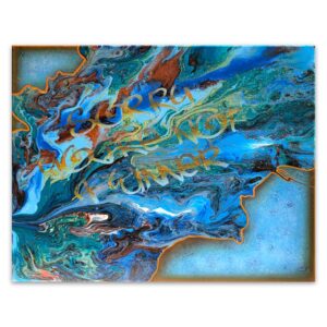 Sorry You`re Not a Winner | Fluid Art Painting by Adrian Reynolds